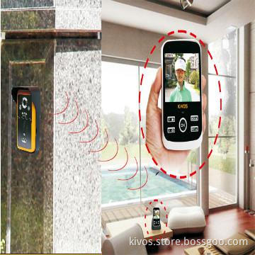wireless bell doorbell, LCD 3.5 inch,